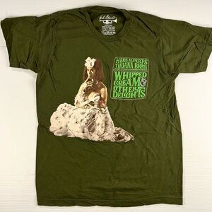 Herb Alpert Whipped Cream Olive Graphic T-Shirt Medium
